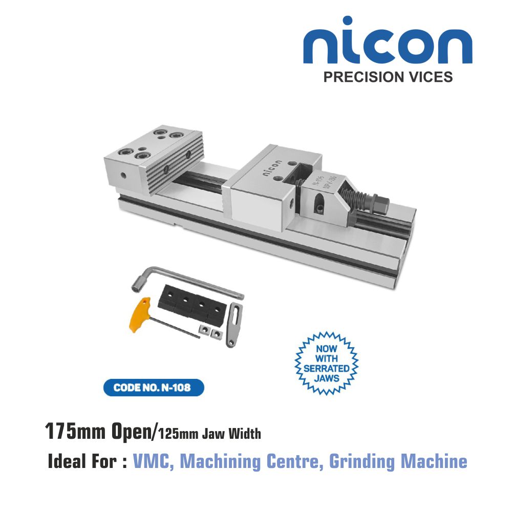 NICON 175MM MODULAR VICE (PARALLEL  JAWS)